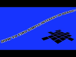 How To Find Simple Interest In Qbasic M Kumar Youtube