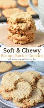 Chewy Peanut Butter Cookies Made With Brown Sugar And Creamy Or Crunchy Peanut Butter H Chewy Peanut Butter Cookies Peanut Butter Recipes Brown Sugar Recipes