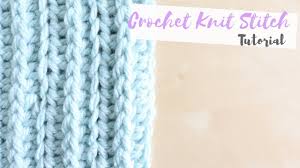 Really pretty baby afghan crochet pattern. Crochet How To Crochet The Knit Stitch Bella Coco Youtube