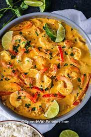 This Shrimp Curry Recipe Is So Easy To Make With Coconut Milk Curry Powder And Shrimp It Is The Perfe Seafood Curry Recipe Curry Recipes Indian Food Recipes