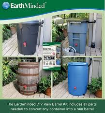 Next, use a hole saw to cut out a hole for overflow at the top of the barrel on the left side (image 4). Earthminded Rain Barrel Diverter And Parts Kit Rain Diverter For 3 X 4 Inch Downspouts Rain Barrel Diverter Kit Includes Spigot And Downspout Water Diverter F Rn097 Walmart Com Walmart Com