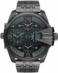 Diesel Uber Chief Gunmetal Watch Dz7372 Authentic New With Tags Diesel Luks Saatler Dijital Saat Erkek Saat