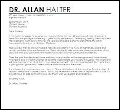 Samples, examples, and pro tips for a cover letter for administrative jobs that proves key skills. Physician Retirement Letter Example Letter Samples Templates
