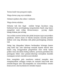 Nilai tersebut dapat ditunjukan secara langsung melalui. Hujah Menteri Kedua Bahas
