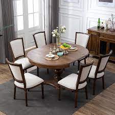 You can use matching side chairs with different end chairs, use an eclectic mix where no two chairs are the same, or even add a bench to one or both sides. American Dining Chair European Solid Wood Dining Table And Chairs Cafe Hotel High End Dining Chair Retro Oak Study Chair Aliexpress
