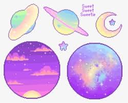 1 meaning of cute abbreviation related to space Transparent Tumblr Planet Png Cute Space Pixel Art Png Download Kindpng