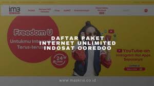 Kartu perdana internet indosat kuota 7gb unlimited 24jam. Daftar Harga Paket Internet Unlimited Indosat Im3 Update 2020 Maskris Co Id