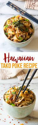 Hawaiianischer Tako Poke Poke Rezept Rezeptideen Rezepte