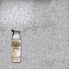 Rust Oleum Universal 12 Oz All Surface Hammered Silver Spray Paint And Primer In 1 261406 The Home Depot Silver Spray Paint Silver Spray Spray Paint