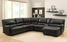 We simplify it for you. Homelegance Cale Sectional Sofa Set Black Bonded Leather Match Modern Leather Sectional Sofas Sectional Sofa With Chaise Leather Reclining Sectional Sofa