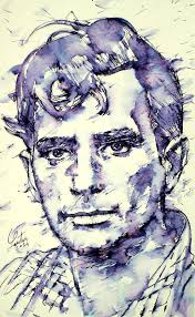 JACK KEROUAC portrait.2 Art Print