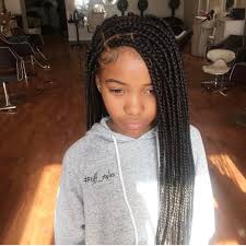 Black Box Braids Hairstyles For Kids 16 6k Likes 37 Comments Hhj Army Healthy Hair Journey On Instagram She Looks Cute In Her Bo Kids Braided Hairstyles Kids Box Braids Box Braids Styling