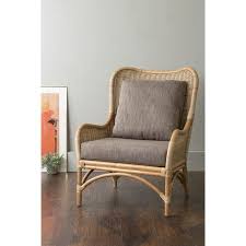 East At Main S Lyndon Brown Square Rattan Accent Chair Walmart Com Living Room Chairs Rattan Armchair Rattan Chair