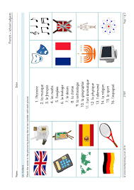 French School Subjects French School School Subjects French Classroom