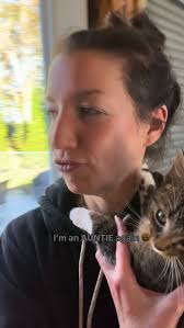 I’m in love 🥰 , #kitten #furrbaby #thisisbeau #newaddition #auntie  #iminlove