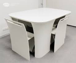 Modern And Contemporary Table With Hidden Chairs Table 2 2 Home Building Furnitur Modern Table And Chairs Dining Table Design Modern Futuristic Furniture