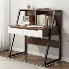4 out of 5 stars. Small Corner Computer Desk With Drawers Bookshelf Kids Gaming Pc Table Home Wood Ebay