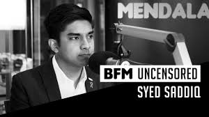 Check spelling or type a new query. Yb Syed Saddiq Minister Of Youth And Sports Bfm Uncensored Youtube
