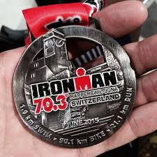 2016 Ironman 70 3 Switzerland Medal Running Medals Iron Man Triathlon
