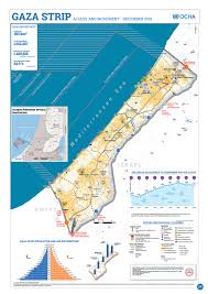 Map of gaza city area hotels: Ocha Opt Humanitarian Atlas