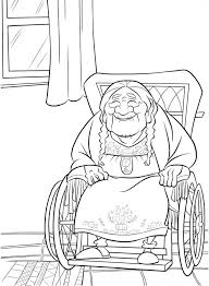 Mama Coco Smiling Coloring Page Free Printable Coloring Pages For Kids