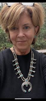 Turquoise and opal squash blossom pendant