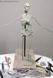 How To Make A Skeleton Model Out Of Clay Lori Kiplinger Pandy Sculpture Making Changes And Corrections To Your Wire Armature Sculpture Techniques Traditional Sculptures Armature Sculpture