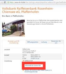 Volksbanken Raiffeisenbanken Pin Andern So Geht S Chip