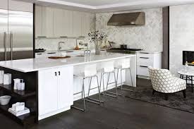 Kitchens White Modern Counter Stools Floor To Ceiling Glossy White Lacquer Kitchen Cabine White Modern Kitchen Kitchen Inspiration Modern Ikea Kitchen Design