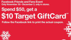 Check spelling or type a new query. Target Toy Purchase Spend 50 Get 10 Target Gift Card Or Spend 100 Get 25 Target Gift Card