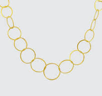 Graduated Circle Link Chain Necklace – Jane Diaz NY