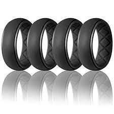 Egnaro Silicone Wedding Ring For Men Particularly Breathable Mens Rubber Wedding Bands Siz Mens Wedding Rings Mens Rubber Wedding Bands Rubber Rings For Men