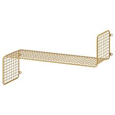 Svenshult Wall Shelf Gold Colour Ikea In 2020 Wall Shelves Ikea Ikea Wall
