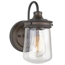 Kira Home Mason 10 Industrial Farmhouse Wall Sconce Light Seeded Glass Shade Dimmable Oil Rubbed Bronze Finish Walmart Com Walmart Com
