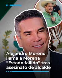 🗣️🇲🇽 “Morena ha hecho de México un Estado fallido”: Alejandro Moreno. El  líder nacional del PRI, Alejandro Moreno, reaccionó al asesinato del  alcalde de Uruapan, Carlos Manzo Rodríguez, y acusó al gobierno