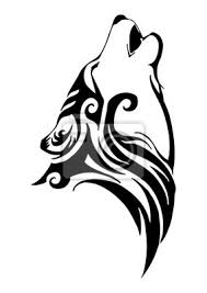 Speed drawing a tribal wolf head tattoo | line art. Wolf Heult Tribal Tattoo Design Leinwandbilder Bilder Schrei Wicked Unhoflich Myloview De