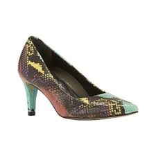 Womens Walking Cradles Sophia Pump Size 85 N Anaconda Multi