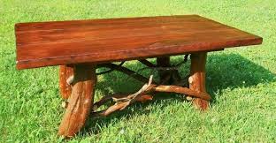 Rustic Pine Coffee Cocktail 40 Table Log Cabin Adirondack Furniture By J Wade Wood Coffee Table Rustic Rustic Coffee Tables Cabin Furniture