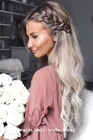 Good Looking Updo Braids Hair Style Hairstyles With Images Side Braid Hairstyles Braids For Long Hair Romantic Hairstyles