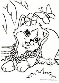 Leukeen schattige dieren kleurplaten kleurplaten. Kleurplaat Poes Met Bloemenketting Kleurplaten Voor Kinderen Kleurplaten Kleuren