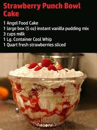 Pin By Melissa Bourassa On Summer Fruit Desserts Punch Bowl Cake Punch Bowl Cake Recipe Bowl Cake