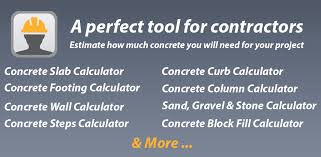 If you are planning on buying bags of premix concrete then check out our premix concrete calculator (how many bags to buy). Amazon Com Concrete Calculator For Contractor Appstore For Android
