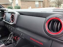 Toyota Tacoma A C Vent Rings In 2020 Tacoma Accessories Toyota Tacoma Toyota Tacoma Mods