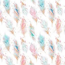 Detailed translations for federn from german to english. Kuschelsweat Gots Digitaldruck Federn Weiss Muster Baumwolljersey Stoffe De