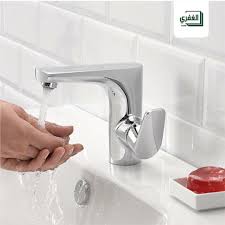 جديد خلاط مغسلة نوع Vitra سهولة التحكم في حرارة تدفق المياه توفير في المياه لمعان دائم قطع الغيار متوفرة الغفري الوكيل Home Decor Vitra Decor
