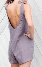 Gray Linen Jumpsuit Linen Overall Linen Jumpsuit Women Etsy Linen Fashion Overalls Women Linen Romper