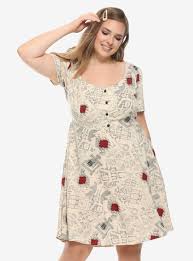 Harry Potter Marauder S Map Retro Dress Plus Size Retro Dress Harry Potter Marauders Map Iconic Dresses