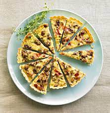 Bacon-mushroom Quiche With Gruyere And Thyme Recipe Breakfast Quiche Recipes Breakfast Recipes Breakfast
