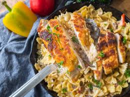 Crock pot chicken and bottle of marinade on low for 6 hours. Farfalle With Chicken And Roasted Garlic Cheesecake Factory Review Pasta With Fresh Tomato Sauce Recipe