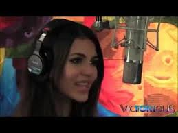 Victoria Justice recording "All I Want Is Everything" (Official)